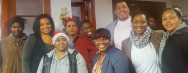 L-R: Kyeisha Harvel (TAT); Shunbrika Johnson (KRA); Karen Finch/Leonardo De Rojas Suarez/Mya Maddox (TAT); Jermietria Carroll/John Robinson/Lameisha Mack (KRA); Sonia Marshall (TAT)