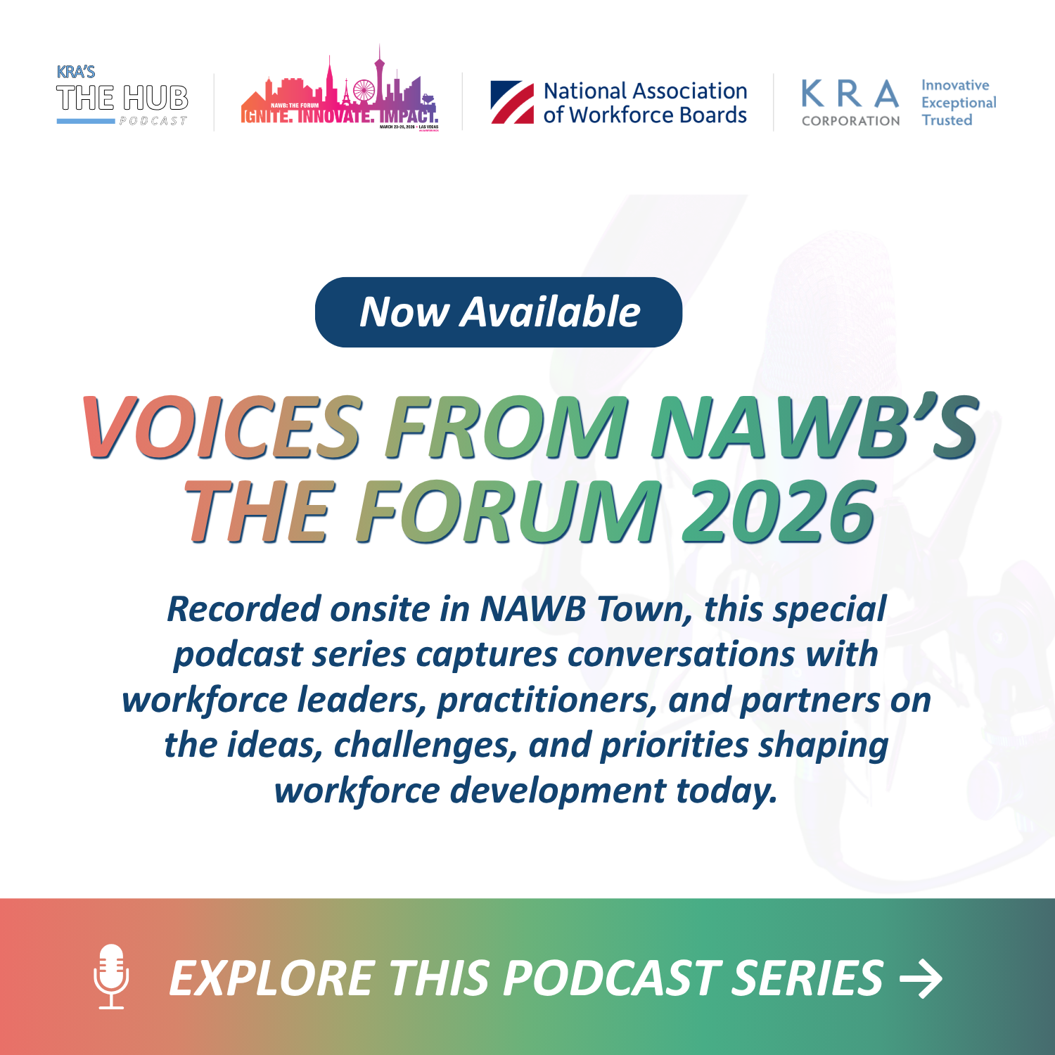 Voices from the 2026 NAWB Forum Podcast Series